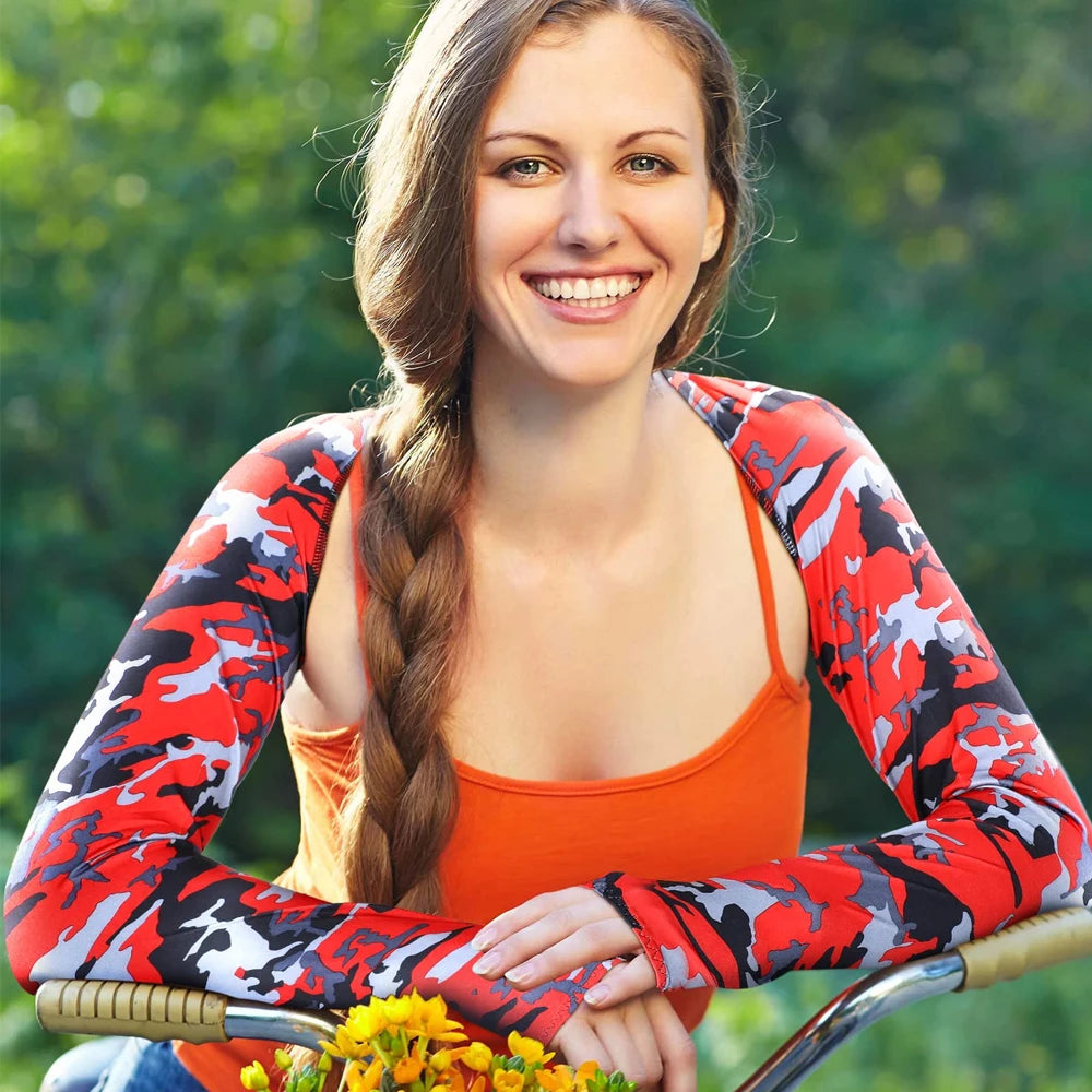 Cooling Shawl Arm Sleeves for Sun Protection - 6