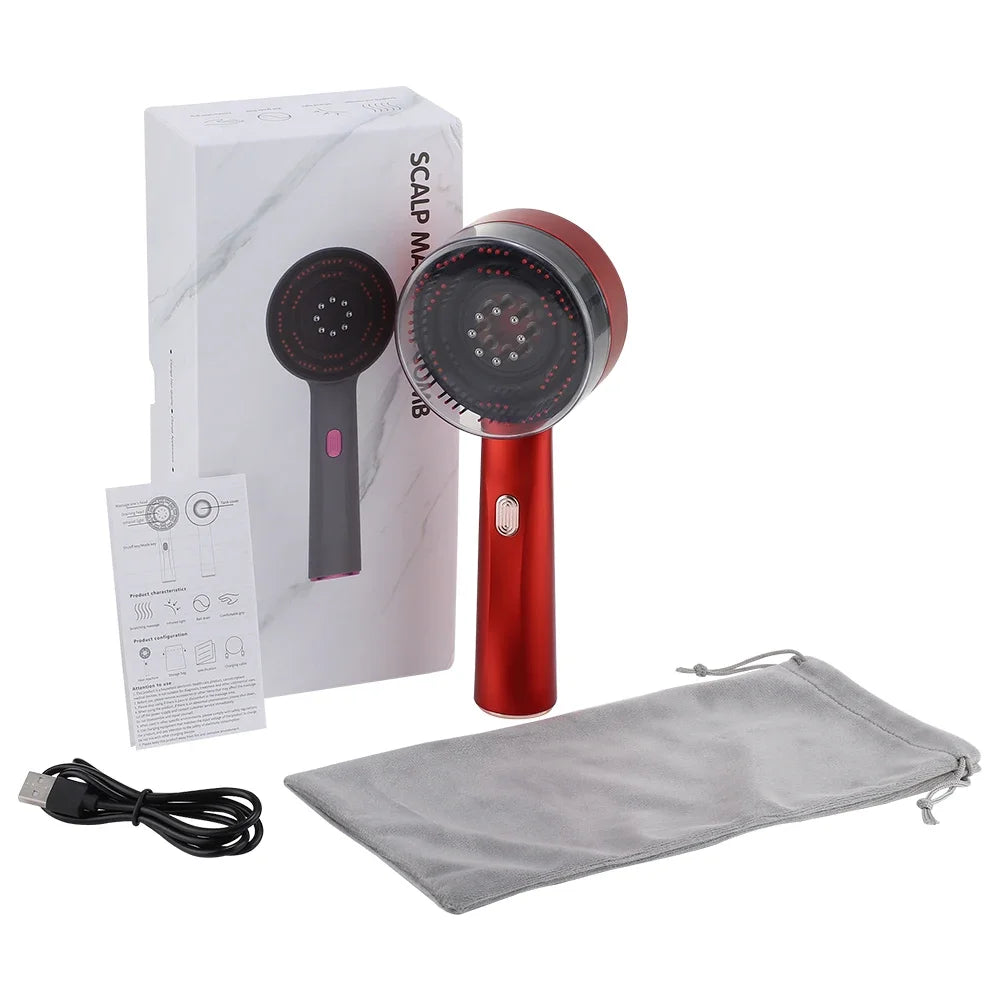 Electric Scalp Massager & Hair Growth Serum Applicator - 23
