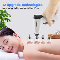 Electric Vacuum Cupping Therapy Set with Extension Tube
