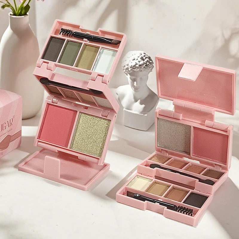 All-in-One Portable Makeup Palette for Travel and Daily Use - 3