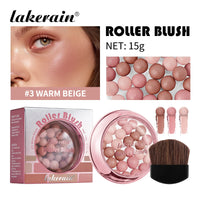 Long-Lasting Shimmering Pearl Blush Powder Beads