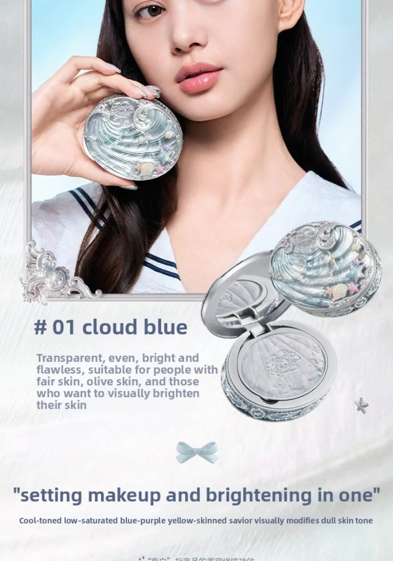 Mermaid Matte Oil-Control Pressed Face Powder - 32