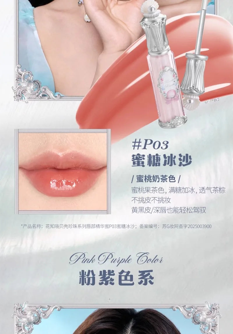 Moisturizing Pearl Lip Essence for Hydrated Glowy Lips - 20