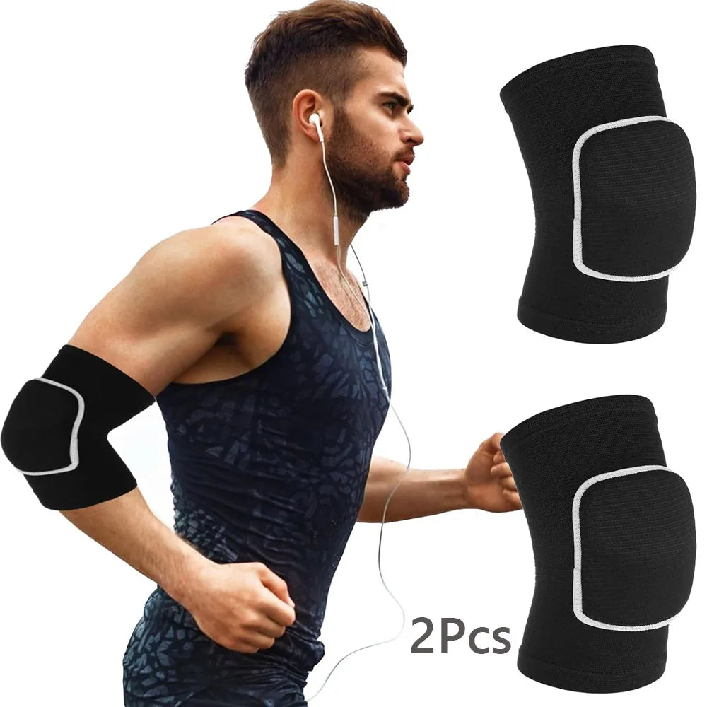 Protective Sponge Elbow Compression Sleeves - 8