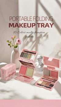 All-in-One Portable Makeup Palette for Travel and Daily Use
