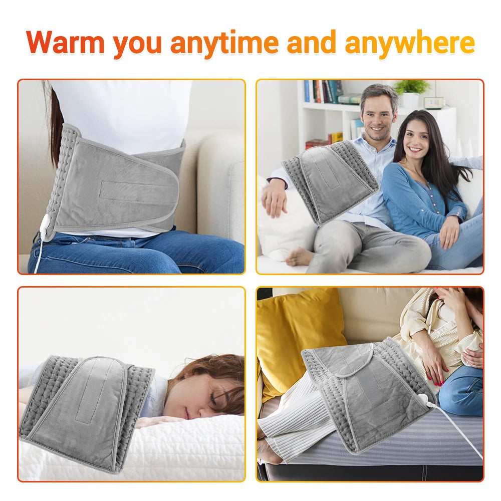Electric Heating Pad for Back and Waist Pain Relief - 5