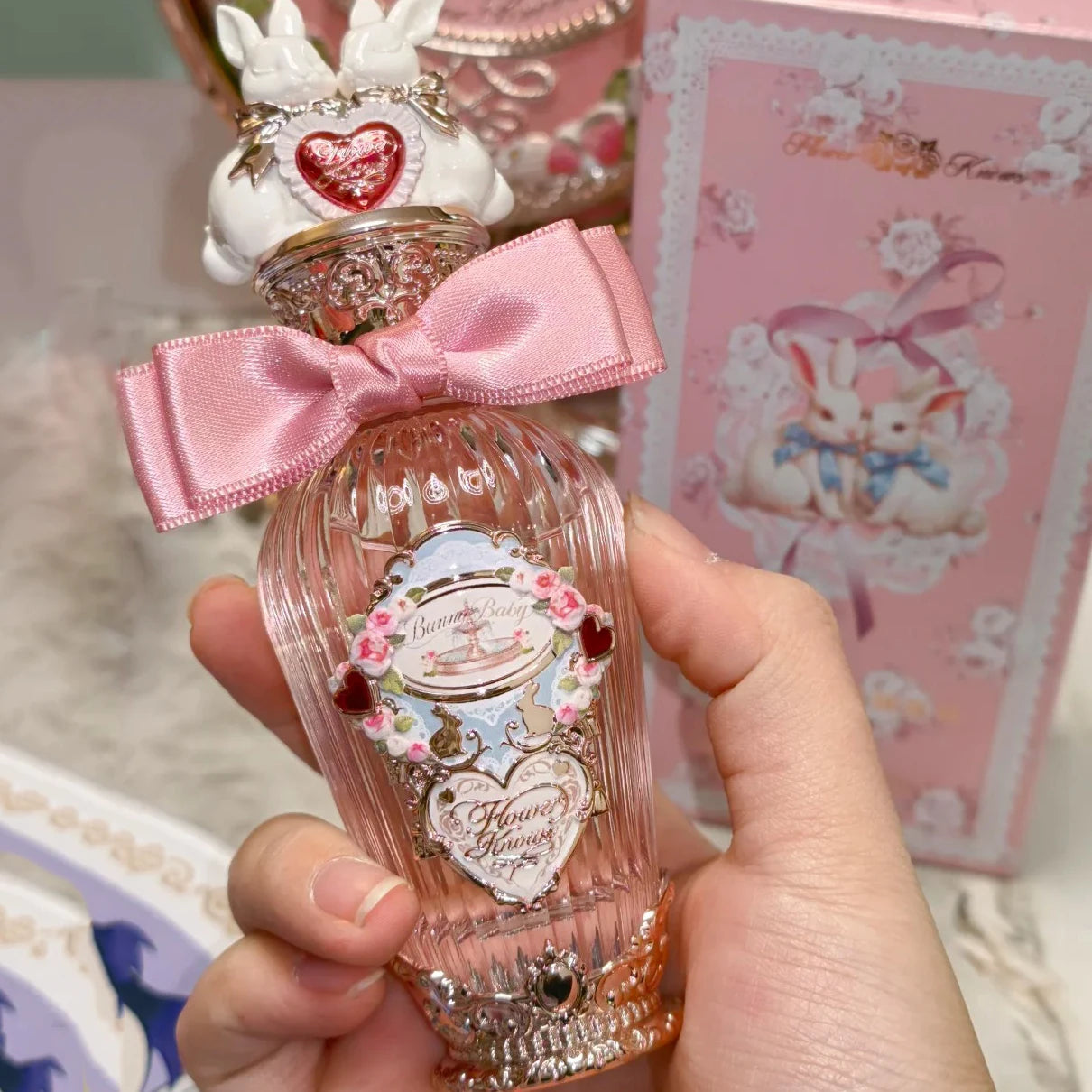 Bunny Garden Floral Long-Lasting Alcohol-Free Perfume - 4