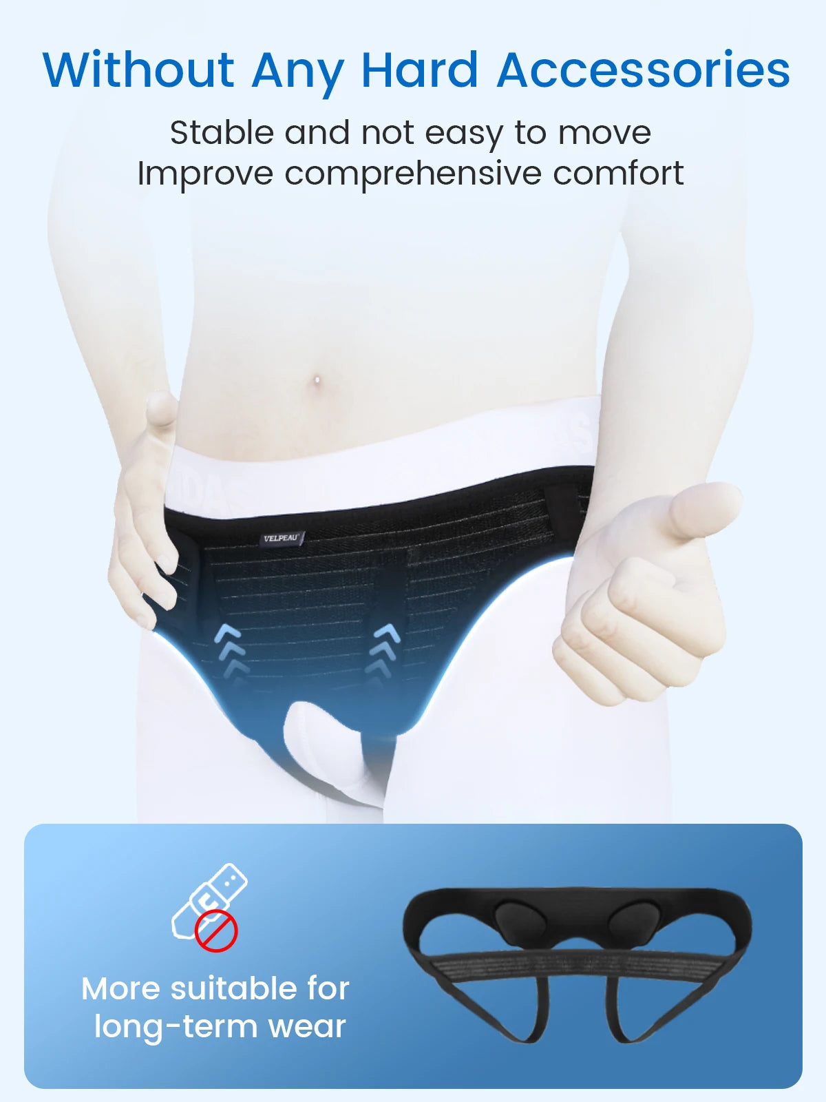 Adjustable Hernia Support Belt for Inguinal and Groin Pain Relief - 15