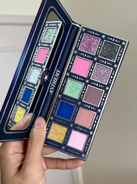 10-Color Waterproof Shimmer Eyeshadow Palette