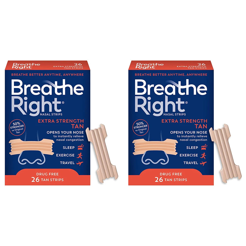 Extra Strength Nasal Congestion and Snoring Relief Strips - 8