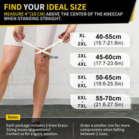 Adjustable Plus Size Knee Brace for Joint Pain Relief