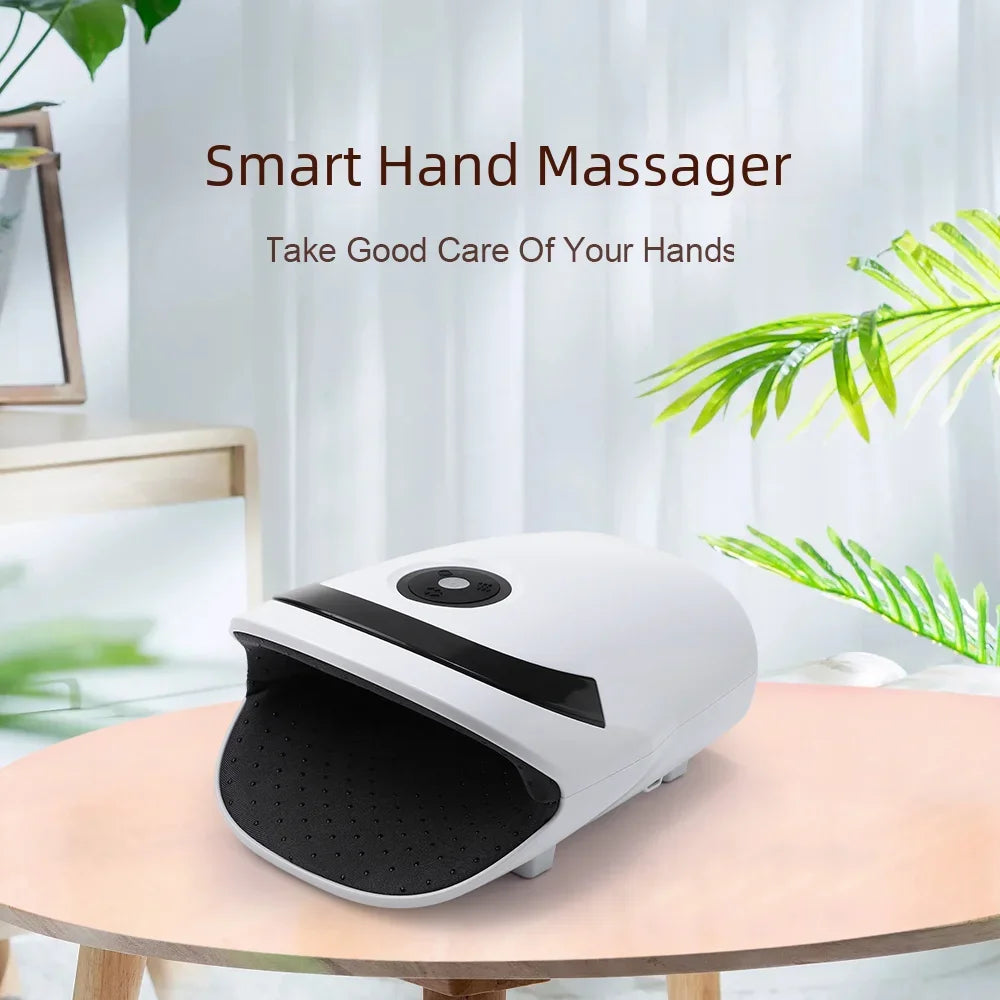 Electric Air Compression Hand Massager with Heat Therapy - 1