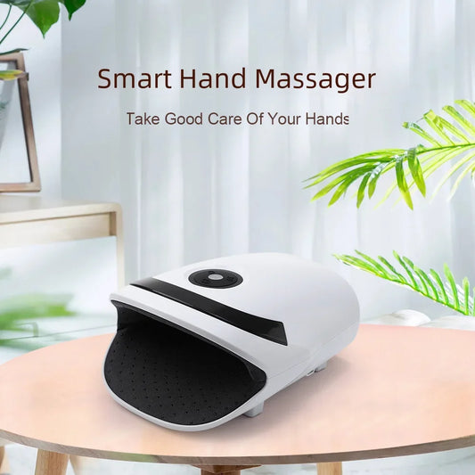 Electric Air Compression Hand Massager with Heat Therapy