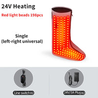 Red Light Therapy Heating Boots for Foot and Calf Pain Relief