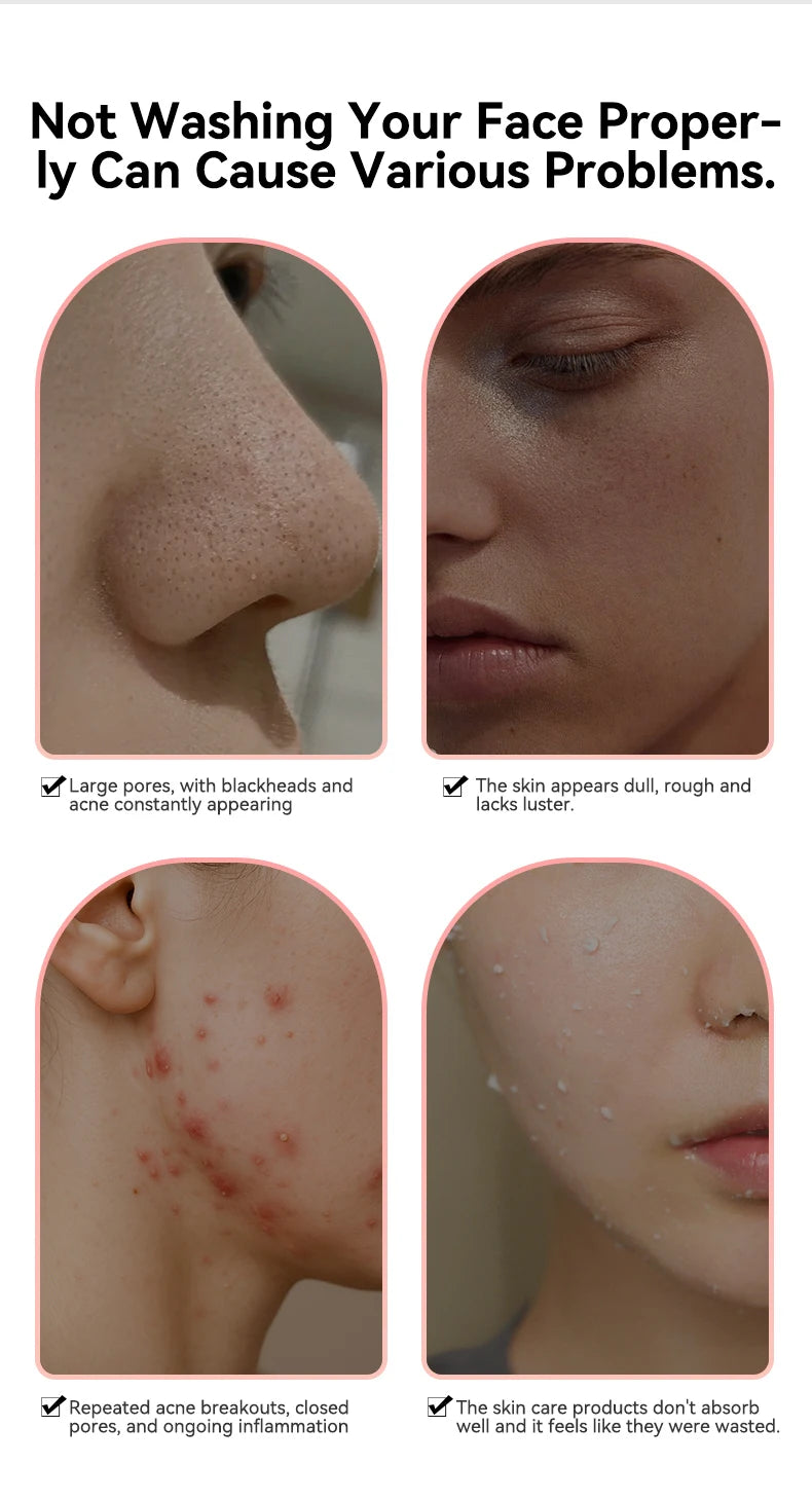 Rechargeable Silicone Facial Cleansing Brush - 9