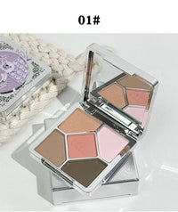 5-Color Shimmer and Matte Eyeshadow Palette