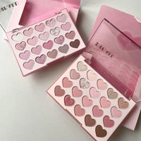 20-Color Heart-Shaped Eyeshadow Palette