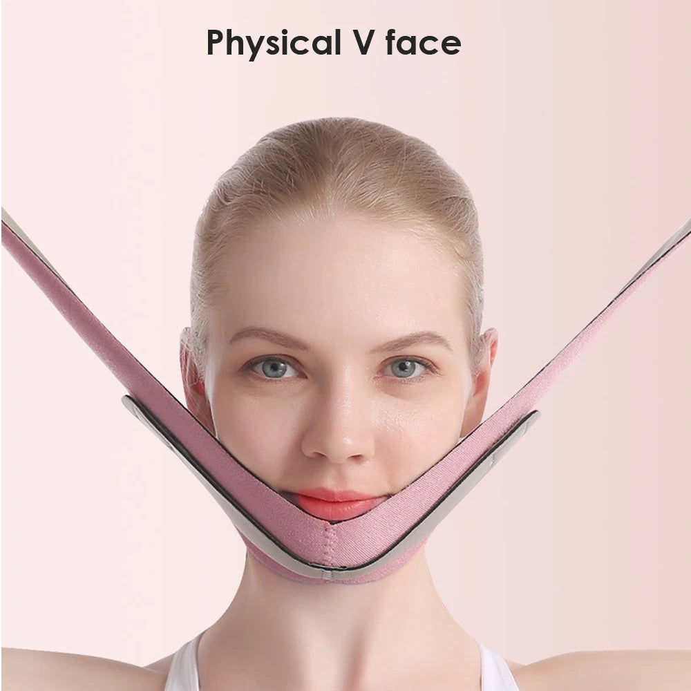 Elastic V-Shape Facial Slimming & Lifting Bandage - 3