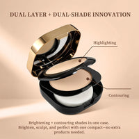 Double Layer Matte Setting Powder for Flawless Makeup