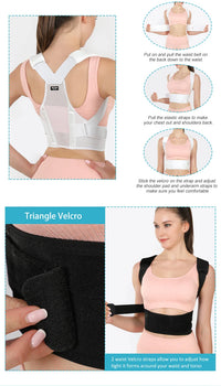 Adjustable Upper Spine Support and Posture Corrector