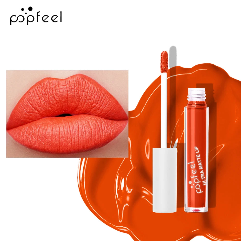 Long-Lasting Black Matte Liquid Lipstick - 9