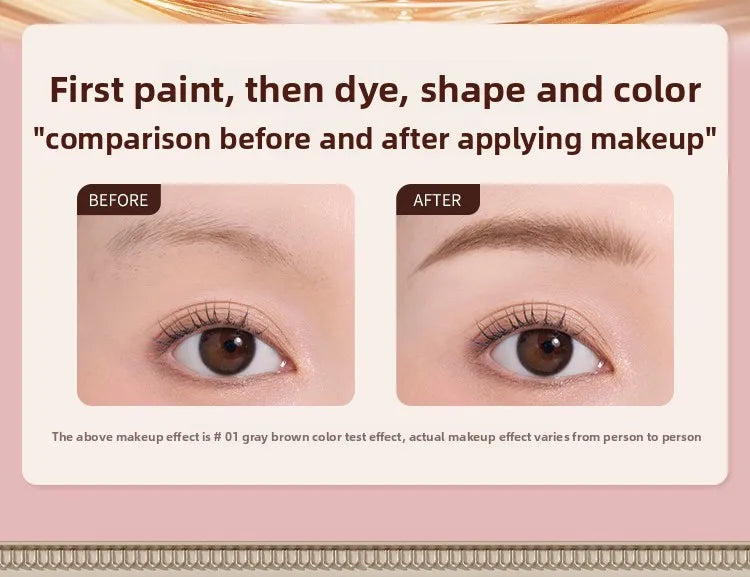 Dual-Ended Waterproof Eyebrow Pencil and Tint Gel - 15