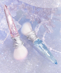 Angled Crystal Makeup Brush for Blush and Contour