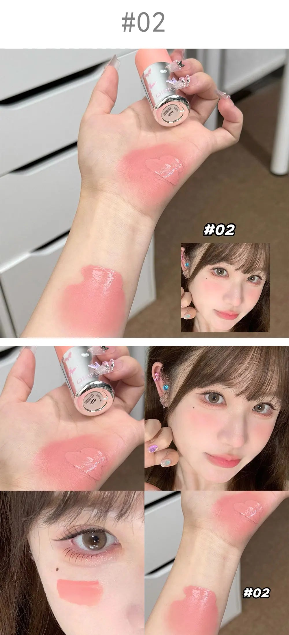 Velvet Matte Liquid Blush with Sponge Applicator - 17