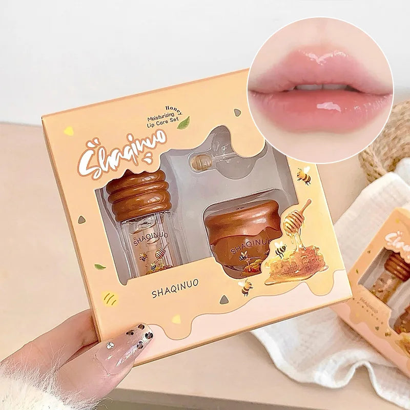 Honey Moisturizing Lip Care Repair Set - 1