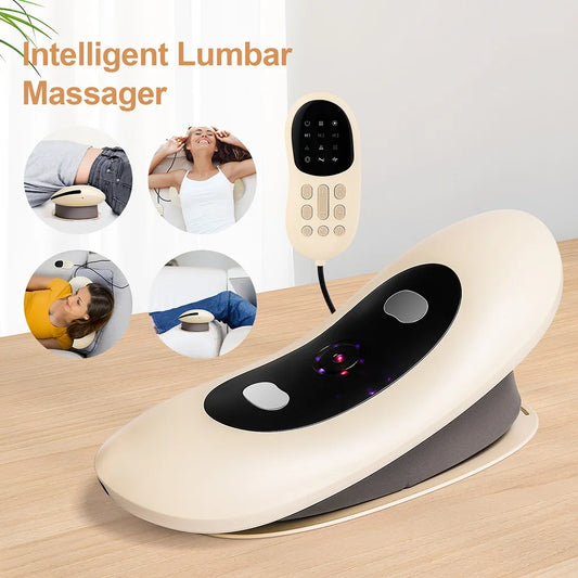 Electric Lumbar Traction Massager for Back Pain Relief