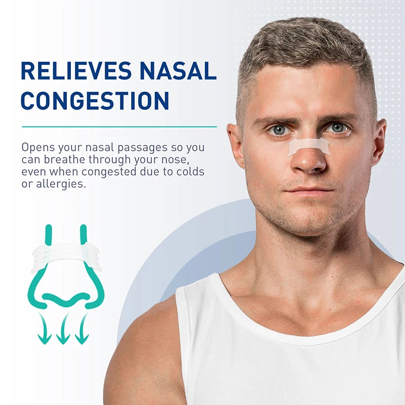 Extra Strength Nasal Strips for Congestion and Snoring Relief - 10