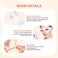 Electric LED Red Light Eye Massager for Fatigue Relief
