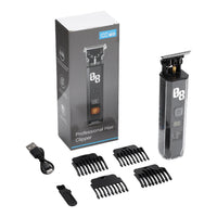 Professional Cordless Hair & Beard Trimmer with LED Display