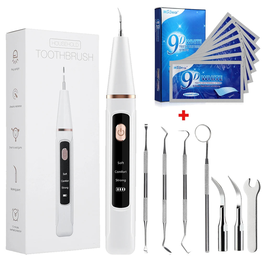 Ultrasonic Teeth Cleaner and Whitening Kit - 29