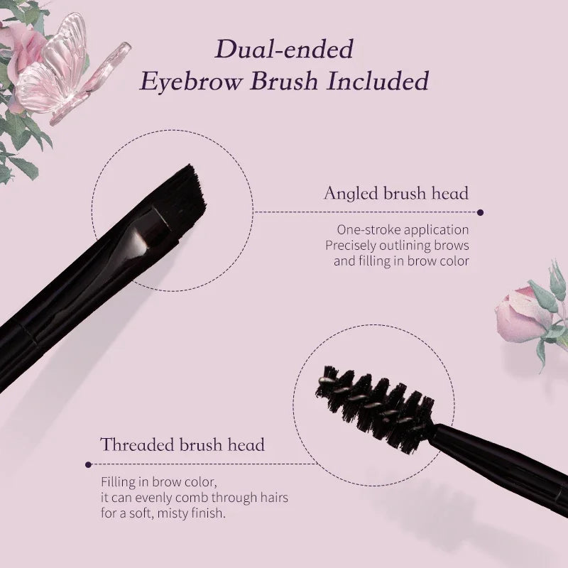 Long-Lasting Matte Eyebrow Powder Palette - 11