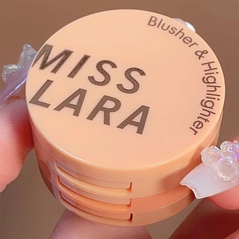 3-in-1 Stackable Blush and Highlighter Palette - 4