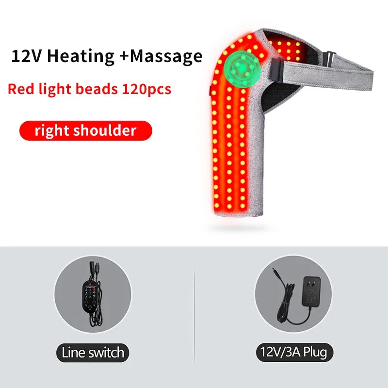 Red Light Therapy Heated Shoulder Support Wrap - 15