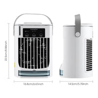 Portable Desktop Air Cooler and Humidifier Fan