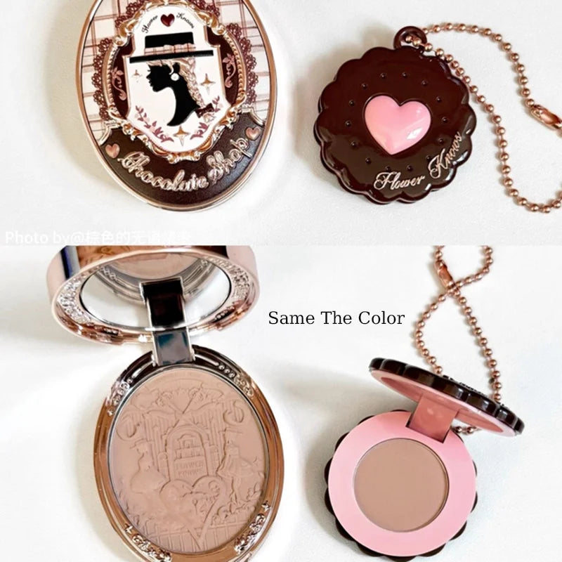 Mini Monochrome Powder Blush Keychain - 4