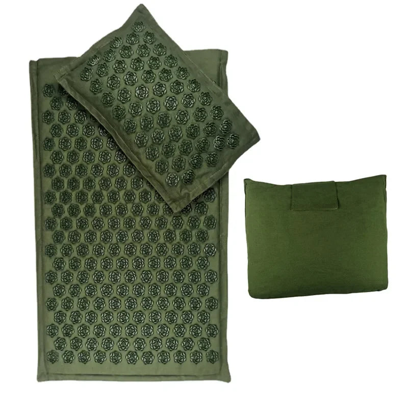 Acupressure Massage Mat and Pillow Set for Muscle Relief - 56
