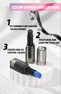 Color-Changing PH Lip Balm and Blush Tint