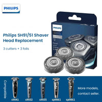 Replacement Shaver Heads for Series 9000 and Prestige Shavers