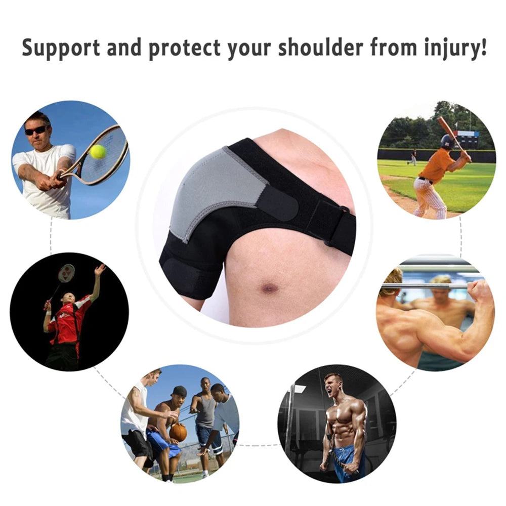 Adjustable Shoulder Support Brace for Pain Relief - 21