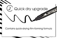 Double-Ended Waterproof Eyeliner with Decorative Stamp