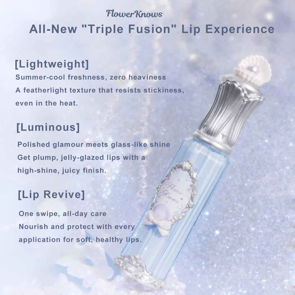 Hydrating Mermaid Shell Lip Gloss for Plump High-Shine Lips - 2