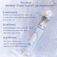 Hydrating Mermaid Shell Lip Gloss for Plump High-Shine Lips