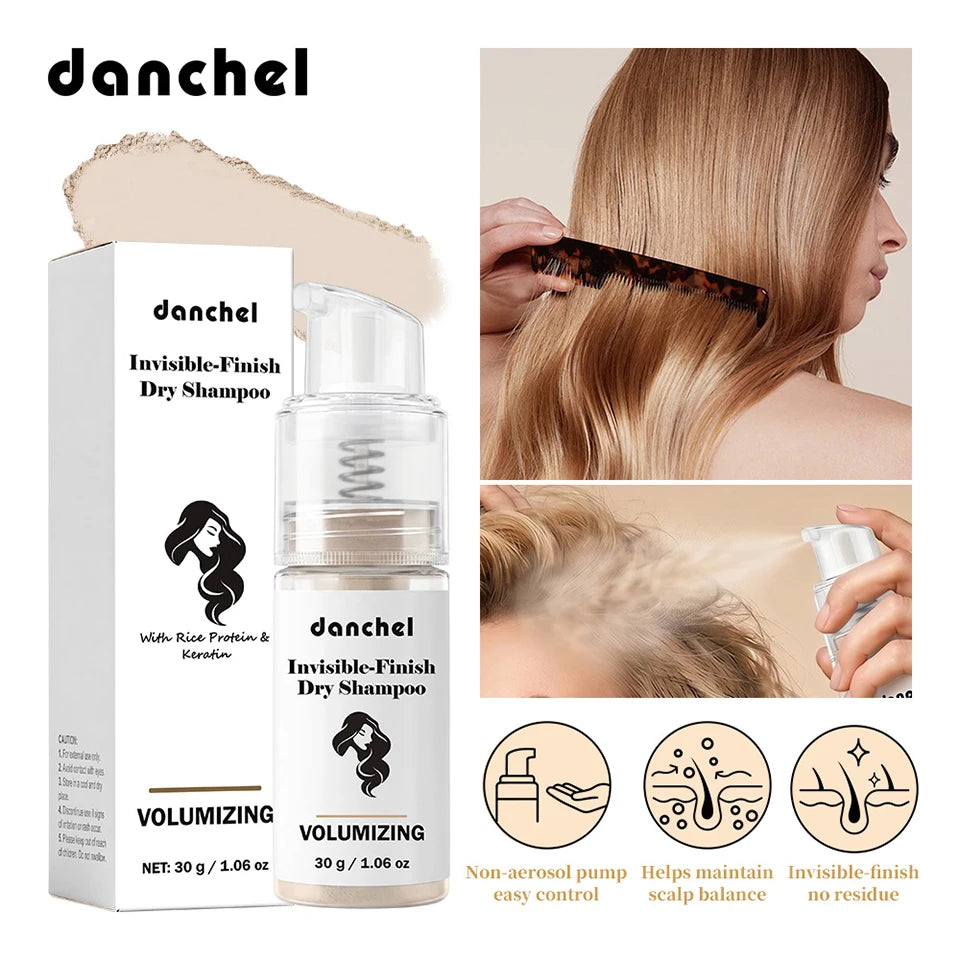 Volumizing Invisible Dry Shampoo Powder for Greasy Hair - 7