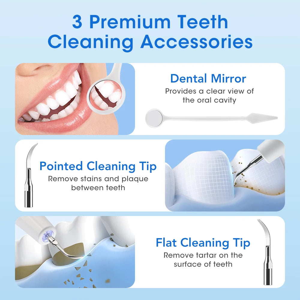 Ultrasonic Dental Scaler for Professional Teeth Cleaning at Home - 10