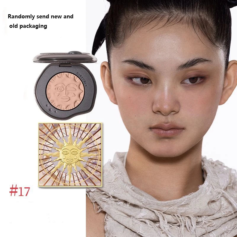 Emotional Shimmer Pressed Powder Blush for Natural Radiant Glow - 7