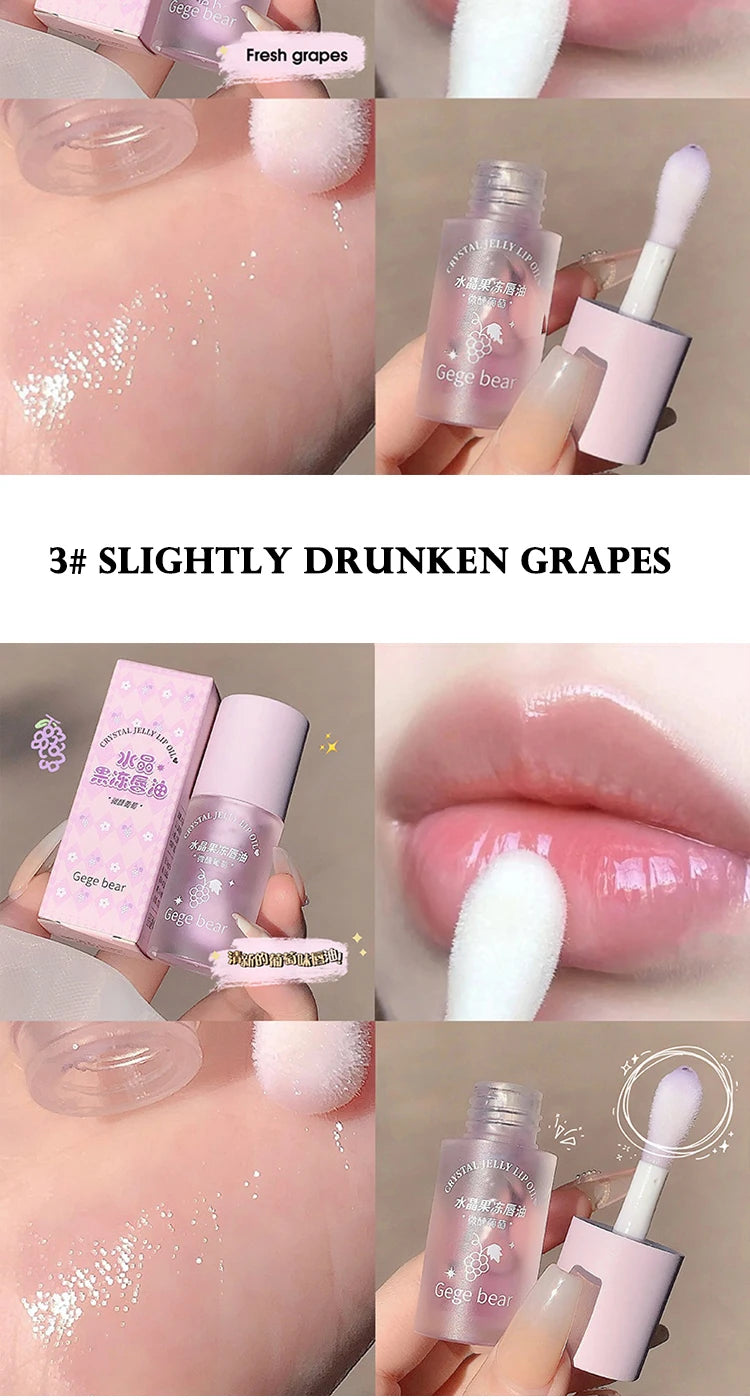 Hydrating Crystal Jelly Lip Oil for Smooth Glossy Lips - 11